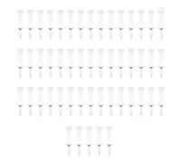 Shntig 50 unids/Lote de Camisetas de Golf de Reductor irrompibles 70/57 / 51/45 / 38 / 32mm Camisetas de Colores largas y para golfistas Soporte de práctica