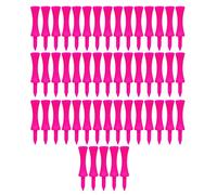 Shntig 50 unids/Lote de Camisetas de Golf de Reductor irrompibles 70/57 / 51/45 / 38 / 32mm Camisetas de Colores largas y para golfistas Soporte de práctica