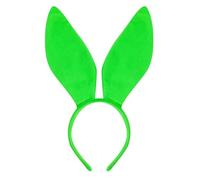 Shntig Adorable tocado de maquillaje de conejos para bailes de graduación, diademas de cumpleaños, tocados divertidos, tocados para de Pascua para niños, orejas novedosas