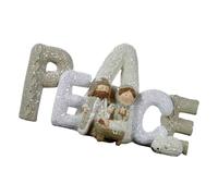 Shntig Belén de Resina clásico Que Incluye Figuras Familiares y de Amor Decoraciones de Invierno para hogar para Elegantes Decoraciones navideñas Decoración navideña