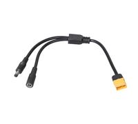 Shntig Cable adaptador de alimentación macho hembra de 5,5 x 2,1 mm para gafas FPV panel solar y cable de alimentación al aire libre