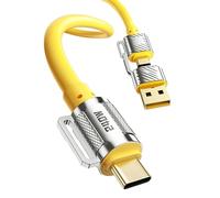 Shntig Cable de alimentación USB Tipo C a 240W para Ordenador portátil, Punta de aleación Reforzada, Revestimiento de Silicona Resistente a desgarros, Carga rápida, Cable de Datos de Velocidad rápida
