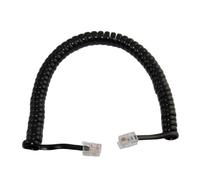 Shntig Cable de teléfono RJ9 RJ11 4P4C, Cable Fijo para centros de atención Cliente Que requieren un Cable telefónico de comunicación Clara