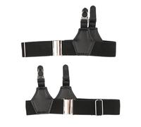 Shntig Calcetín clásico para hombre, ligas elásticas, cinturón, correa ajustable, soporte de tirantes con Clips de Metal seguros, correas antideslizantes para calcetines