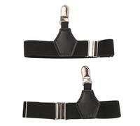Shntig Calcetín clásico para hombre, ligas elásticas, cinturón, correa ajustable, soporte de tirantes con Clips de Metal seguros, correas antideslizantes para calcetines