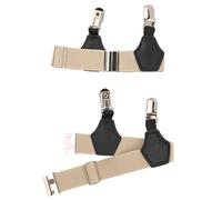 Shntig Calcetín clásico para hombre, ligas elásticas, cinturón, correa ajustable, soporte de tirantes con Clips de Metal seguros, correas antideslizantes para calcetines