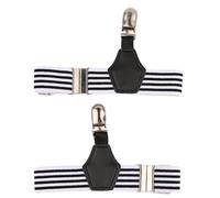 Shntig Calcetín clásico para hombre, ligas elásticas, cinturón, correa ajustable, soporte de tirantes con Clips de Metal seguros, correas antideslizantes para calcetines