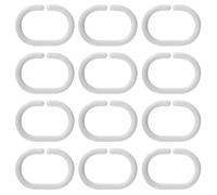 Shntig Clip de cortina de ducha de fácil instalación, gancho de diseño tipo C, duradero, organizador de baño, accesorios en forma de C