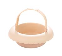 Shntig Cuenco de limpieza para brochas de maquillaje con base suave y compartimentos de almacenamiento para lavar en seco y húmedo en 2 elegantes cuencos de limpieza de brochas de maquillaje