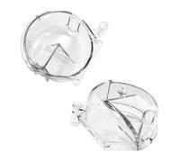 Shntig De 2 Tapas de Transparente para ensamblaje de Molinillo, adecuadas para Varios Modelos de cafeteras, para Mejorar la Experiencia de preparación, solución de café para Oficina