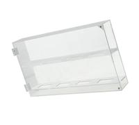 Shntig Elegante soporte de acrílico transparente para púas de guitarra, tamaño portátil para amantes de la música y uso profesional de la organización del reproductor, Doble capa