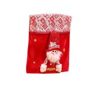 Shntig Fundas lavables para sillas de Papá Noel, muñeco de nieve, materiales resistentes al desgarro, instantáneos, festivales, atmósferas, creación rápida, decoración de sillas de Navidad