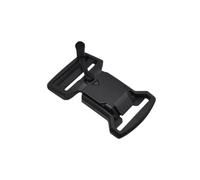 Shntig Hebilla de correa de mochila, cierre de liberación asistida para reemplazo de accesorios de bolsa y proyectos de reparación de usuarios, hebilla de bolsa de liberación asistida, Black, 2.5CM