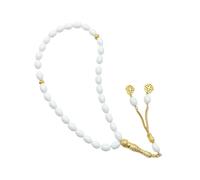 Shntig Joyería Ovalada de Vidrio Brillante Dorado Pulsera Hecha a Mano fácil de Usar para Eventos Informales o Formales Accesorio de Reciclado Resistente a Las alergias