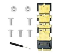 Shntig NGFFs MSATA SATA3 HDDs a 6.3 cm Adaptadores NGFF a SATA3 convertidores de marco abierto Soportes de disco duro MSATA a convertidores