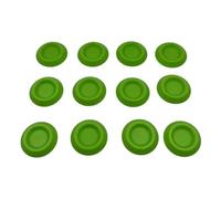 Shntig Paquete de 12 platos flexibles de ABS con diseño eficiente para la gestión de la dieta, reducir el desorden en tanques, gran plato de agua para reptiles