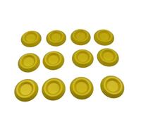 Shntig Paquete de 12 platos flexibles de ABS con diseño eficiente para la gestión de la dieta, reducir el desorden en tanques, gran plato de agua para reptiles