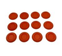 Shntig Paquete de 12 platos flexibles de ABS con diseño eficiente para la gestión de la dieta, reducir el desorden en tanques, gran plato de agua para reptiles