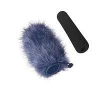 Shntig Parabrisas de pelo de conejitos para estudio, producción de películas, sonido claro, 18 cm, 24 cm, cubierta de micrófono peluda
