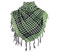 Shntig pata de gallo árabe Keffiyeh Shemagh bufanda borlas ligero calentador de cuello cubierta bufandas del desierto chal envoltura para la cabeza transpirable