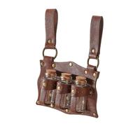 Shntig Retros Cinturón de medieval Botella de poción mágica Porta Alquimistas para juegos de rol y fiestas temáticas Cinturón de poción de asesino