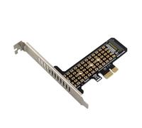 Shntig Tarjeta adaptadora de Disco sólido NVME PH41X1 a PCIeX1 con gestión del Calor y Adaptador de Discos Duros de compatibilidad multiranura