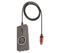 Shntig Tarjeta de Sonido Externa Compatible con múltiples Plataformas Tarjeta de Sonido Que Ofrece Auriculares Función de micrófono Adaptador de micrófono Plug and Play