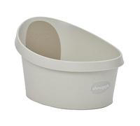 Shnuggle ECO Bañera para niños pequeños | Asiento de baño más grande para niños más grandes a la hora del baño | Incluye respaldo de espuma cálida y suave | Superficie antideslizante | Incluye tapón