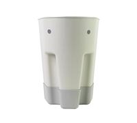 SHNUggle Ellie Bath Toy Storage Scoop | Caddy de secado de juguetes para baos de beb y nios pequeos con bandeja de goteo - gris