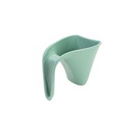 Shnuggle Jarra de enjuague de baño, enjuague de champú para bebés y niños pequeños, taza de enjuague de cabello de baño, jarra de lavado de cabello con asa, accesorios esenciales de baño, eucalipto