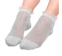 SHOBDW Calcetines De Mujer Calcetines De Mujer Purpurina Sedosa Pura Medias Cortas Transparentes Calcetines De Tobillo Transpirables,Verde