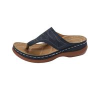 SHOBDW Chanclas Mujer Sandalias Adulto De Verano Para Mujer Con Tacón Cuña Y Gruesa Playa Cangrejeras Dedo Zapatos Barefoot Sandalias Comodas Chancla Pala Blancas Piscina Flip Flops Flop Azul 39