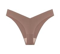 SHOBDW Hot Girls Sexy Panty Interior Bikini String Tangas Sin Costuras Nylon Sólido Seda De Hielo Accesorios Sujetadores Bragas Posparto Culotte Mujer Braguitas Lencería Microfibra Braga Alta
