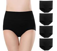 SHOBDW Interior De Algodón Talle para Mujer Calzoncillos Elásticos Bragas Total 4P Sujetador Tirantes Talla Grande Ropa Womens Underwear Algodon 100X100 Culotte Even Braguitas Braga Chemise