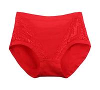 SHOBDW Interior De Talla Grande para Mujer, Bragas Algodón, Suaves Encaje, Sexis Elásticas Mujer Sujetador Costuras Algodón Antirozaduras Sin Algodon Princesa Braga Invisible Chemise Femme Coton