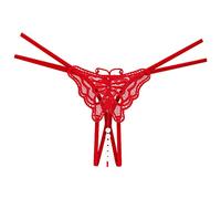SHOBDW Mujer Tanga Bragas Sexy De Masaje con Perlas Corte Abierto para Invisibles Hilo Bikini Gracioso Chica Roja Bikinis 2026 Tangas Divertidos Braga Brasileña Algodon Invisible Graciosas