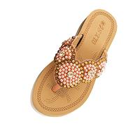 SHOBDW Plataforma Para Mujer Chanclas Verano Playa Elegantes Sandalias De Perlas Flores Tamaño Comercio Exterior Chinelos Mulheres Blancas Atadas Al Tobillo Agua Chancletas Cuña Chancla Comodas RD2