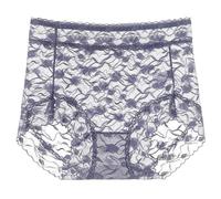 SHOBDW Plus Size Women's High Waist Black Lace Thin Sexy No Breathable Comfortable Shorts Sujetadores Blancos Encaje Bragas Algodón Ropa Mujer Marca Menstrual Sin Costuras Invisible Braga