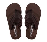 SHOBDW Sandalias Con Plataforma Para Mujer De Verano Mujer Talla Grande Color Liso Cómodas Playa Y Vacaciones Informales Chanclas Blancas Tela Arena Tacon Cuñas Chancletas Chancla Marca Café 41