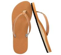 SHOBDW Sandalias Con Plataforma Para Mujer Soporte El Mujer Cómodas De Yoga Playa Caminar En Verano Cojín Playa Chancletas Chanclas 38 Cuña Blancas Tela Flip Flops Antideslizantes Flop Marrón 39