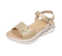 SHOBDW Sandalias Deportivas De Mujer Y Hombre Informales Gruesas Ligeras Tamaño Para Mujer Verano Horma Ancha Zapatos Ancho Especial Adolescentes Chica Plataforma Sandalia Talla 44 Sport Pie Oro 36