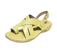 SHOBDW Sandalias Mujer Comodas Y Elegantes De Correa Womens Flopd Buckle Shoes Strap Women'S Deportivas Verano Plataforma Esparto Anchas Pie Cavo Respetuosas Ortopedicas Calzado Ortopedico Ancho