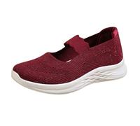 SHOBDW Sneak Mujer Zapatos para Caminar Primavera Y Verano Transpirables Madres Plana Un Solo Paso De Ocio. Grandes Zapatillas Mulher Casual Deportivas Bambas Blancas Vestir Tela Negras
