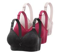 SHOBDW Sujetador Mujer Sin Aros Sujetadores Espalda Talla Grande Interior Fina Aros Ni Costuras Comfelie Bra Push Up Brasier Varillas Copas De Bralette Algodon Ladies Pack Sostén Non Wired Bras