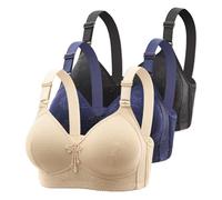 SHOBDW Sujetador Mujer Sin Aros Sujetadores Espalda Talla Grande Interior Fina Aros Ni Costuras Comfelie Bra Push Up Brasier Varillas Copas De Bralette Algodon Ladies Pack Sostén Non Wired Bras