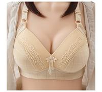 SHOBDW Sujetador Mujer Sin Aros Sujetadores para Mujer En Forma De U con Espalda Abierta Grande Y Abierta Ultrafino Verano Tallas Grandes Comfelie Bra Brasieres Talla Aros Costuras Ni Brasier Anti