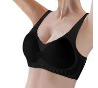 SHOBDW Sujetador sin Aros Mujer Costuras Gather Anticaída Que Soporta Los Senos Y Realza El Busto para Mujeres Mayores Sosten Barillas Sujetadores Tallas Grandes Brassiere Sport Sostenes De Aros