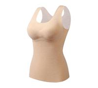 SHOBDW Sujetador Sin Aros Mujer Mangas Térmica para Mujer Interior con Forro Clima Frío Camisola Cálida Chaleco De Capa Base Lencería Bras Women Brasier Costuras Push Up Reductor Comfelie