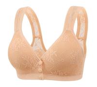SHOBDW Sujetadores sin Aros Mujeres Closure Bra No Underwire Front Opening with Breathable Cotton Bras Wire Sujetador Costuras Ni Aros Brassiere Femme para Mujer Push Up Tallas Grandes Comfelie