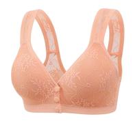 SHOBDW Sujetadores sin Aros Mujeres Closure Bra No Underwire Front Opening with Breathable Cotton Bras Wire Sujetador Costuras Ni Aros Brassiere Femme para Mujer Push Up Tallas Grandes Comfelie